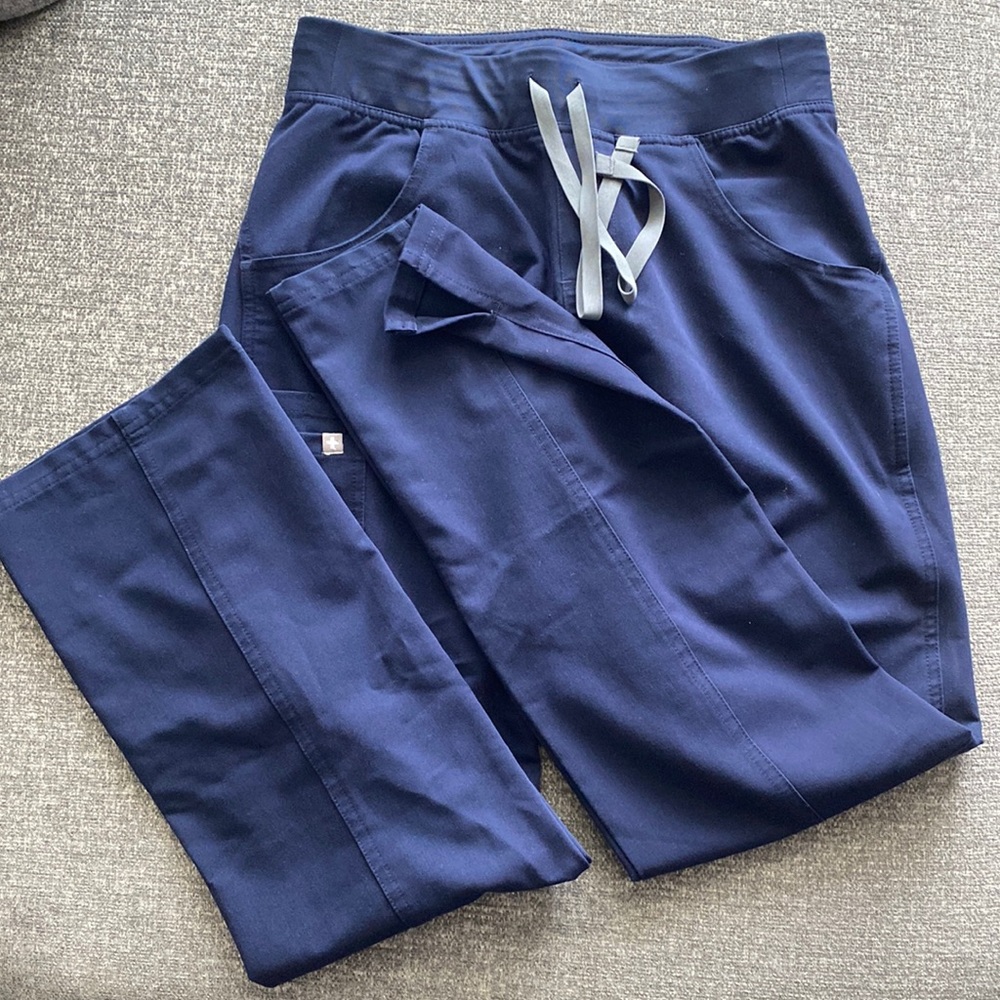 Figs Navy Kade scrub pants